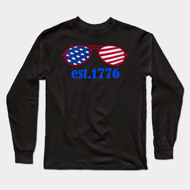 est.1776 independence day gift Long Sleeve T-Shirt by DODG99